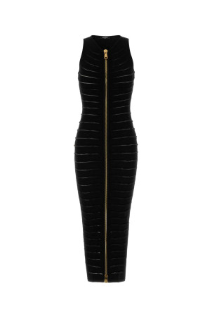 Black knit dress BALMAIN (FF0RO170KI96)