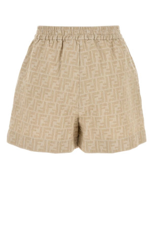 Embroidered chambray shorts FENDI (FLP870ASMF) Embroidered chambray shorts FENDI (FLP870ASMF)
