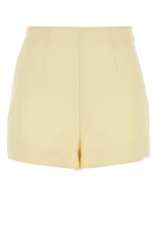 Pastel yellow wool shorts AMI (FSO112WV0068) Pastel yellow wool shorts AMI (FSO112WV0068)