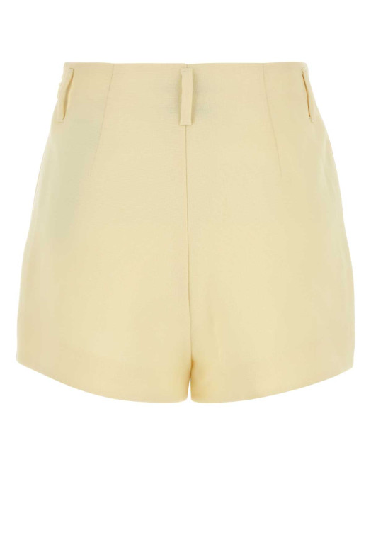 Pastel yellow wool shorts AMI (FSO112WV0068) Pastel yellow wool shorts AMI (FSO112WV0068)