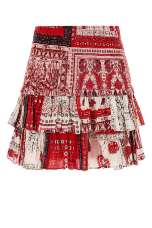 Хлопковая мини-юбка с принтом Nomini ISABEL MARANT ETOILE (JU0022FDC1J16E) Хлопковая мини-юбка с принтом Nomini ISABEL MARANT ETOILE (JU0022FDC1J16E)