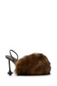 Туфли Toy на каблуке с меховой отделкой, многоцветные, коричневые LOEWE (L814462X04) Туфли Toy на каблуке с меховой отделкой, многоцветные, коричневые LOEWE (L814462X04)