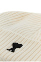 Ivory wool beanie Blue AMI (UBO006018) Ivory wool beanie Blue AMI (UBO006018)