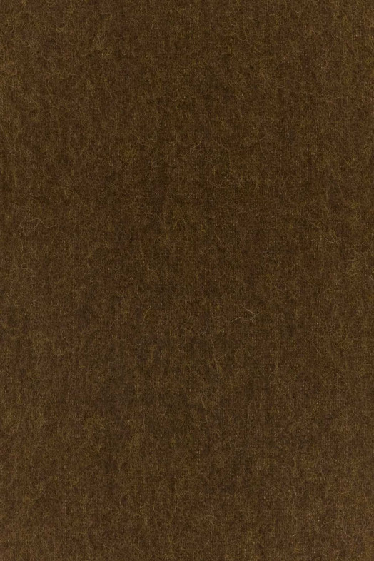 Brown alpaca blend scarf AMI (USF673AW0004)