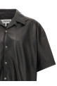 Nappa leather shirt Black