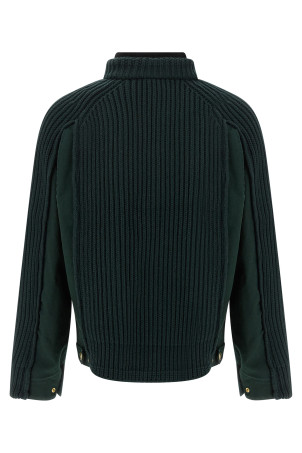 Куртка Sacai x Carhartt Wip capsule зелена 2503860M551 Куртка Sacai x Carhartt Wip capsule зелена 2503860M551