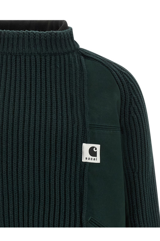 Sacai x Carhartt Wip capsule jacket Green