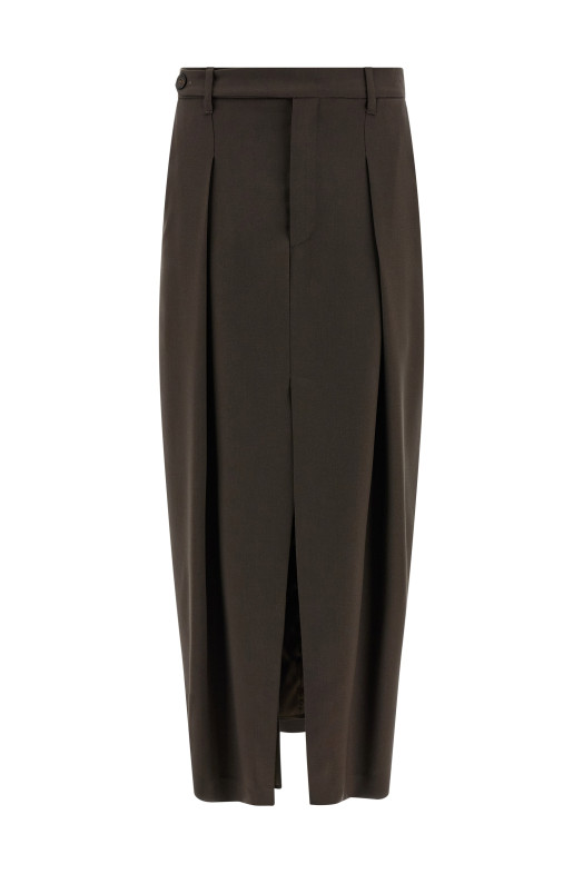 'Sartorial Curved' skirt Brown 'Sartorial Curved' skirt Brown