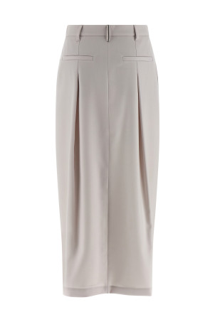 'Sartorial Curved' skirt White 'Sartorial Curved' skirt White