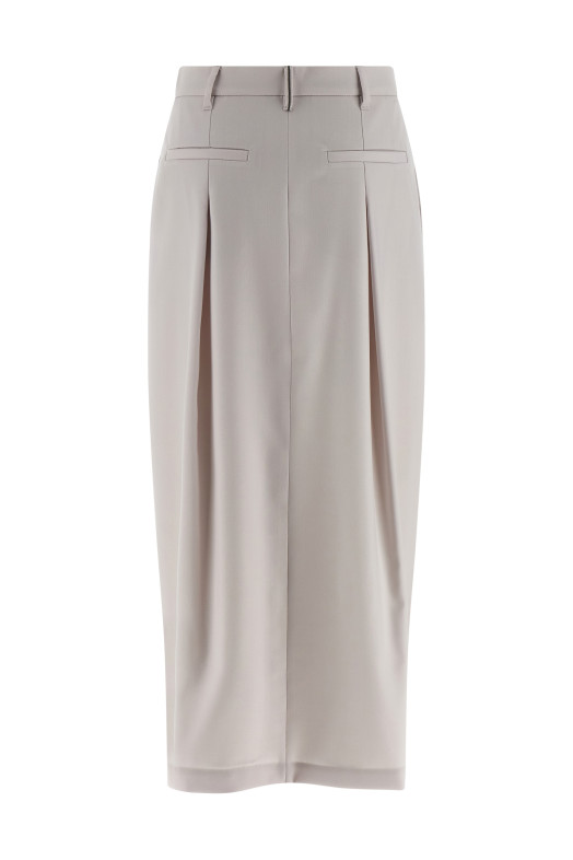 'Sartorial Curved' skirt White 'Sartorial Curved' skirt White