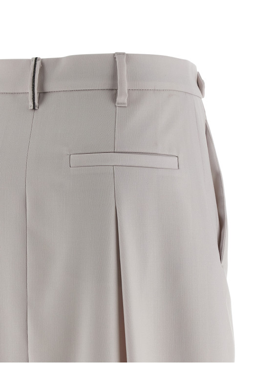 'Sartorial Curved' skirt White 'Sartorial Curved' skirt White