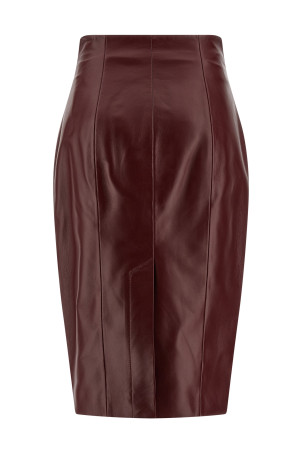 Front zip skirt Bordeaux Front zip skirt Bordeaux