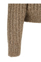 'Rustic Dazzling Net' cardigan Beige