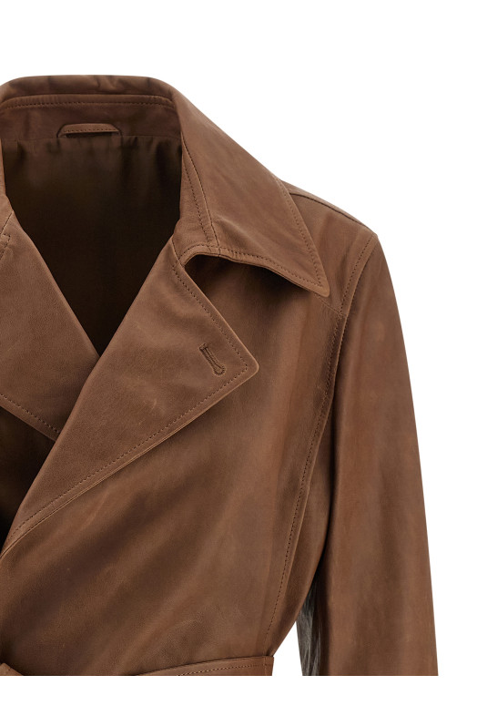 'Crop' trench coat Brown 'Crop' trench coat Brown