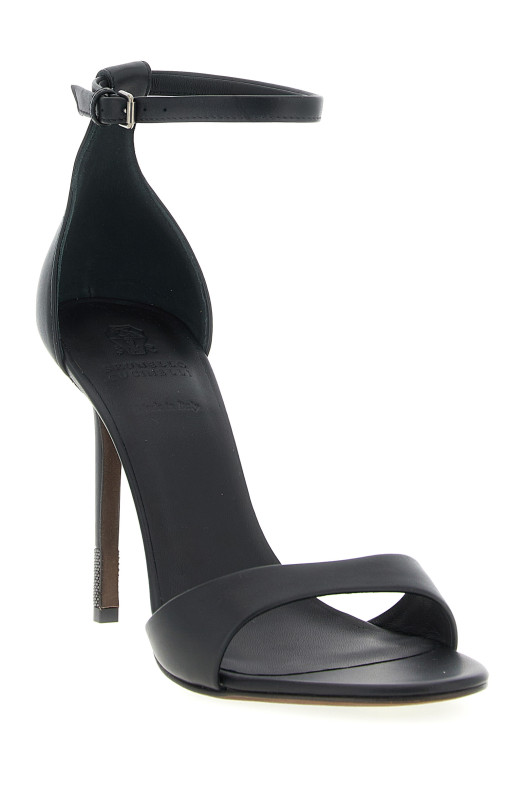 Сандалии Monile Black BRUNELLO CUCINELLI MZSKC2829C101