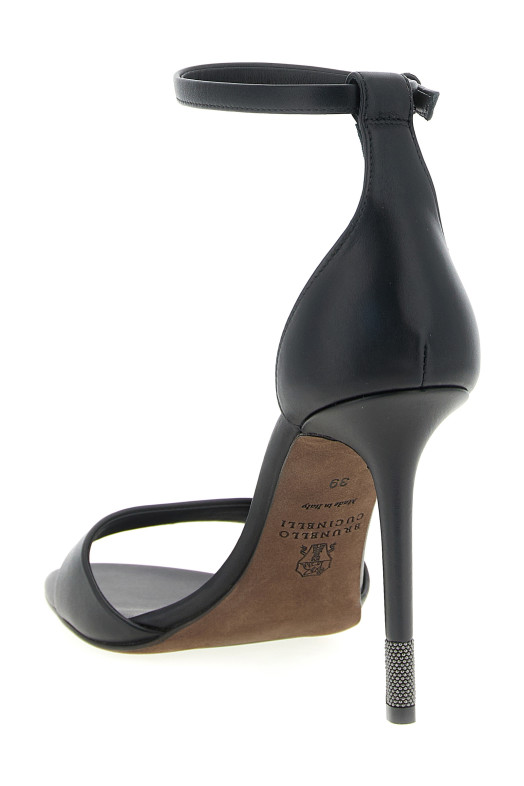 Сандалии Monile Black BRUNELLO CUCINELLI MZSKC2829C101