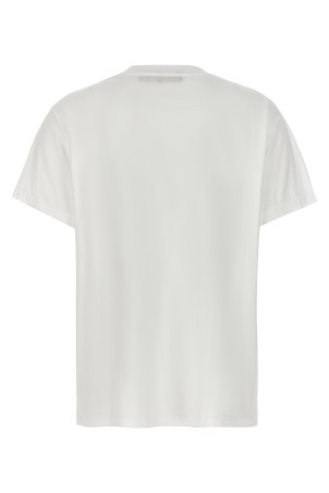 Logo embroidery t-shirt White