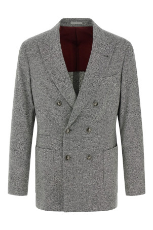 Сірий блейзер Gray BRUNELLO CUCINELLI MV4187BBD2C251 Сірий блейзер Gray BRUNELLO CUCINELLI MV4187BBD2C251