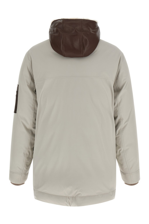 Нейлонова парка з мембраною Сіра BRUNELLO CUCINELLI MV4061627CRM33