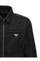 Re-Nylon logo jacket Black Re-Nylon logo jacket Black
