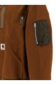 Sacai x Carhartt Wip capsule hooded bomber jacket Brown
