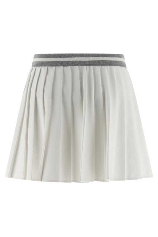 Юбка с плиссировкой Белая ML153G3751C159 Юбка с плиссировкой Белая ML153G3751C159