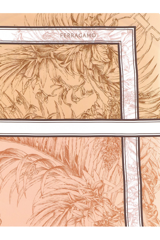 'Gravure' print scarf Multicolor 'Gravure' print scarf Multicolor