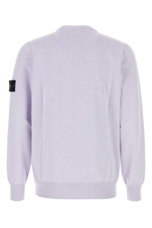 Lilac cotton sweater STONE ISLAND (5100053B2)