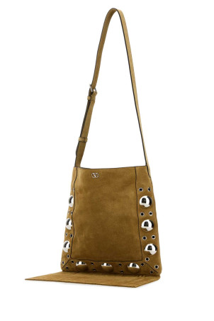 Beige suede Nellcôte crossbody bag VALENTINO GARAVANI (6W2B0R33JET) Beige suede Nellcôte crossbody bag VALENTINO GARAVANI (6W2B0R33JET)