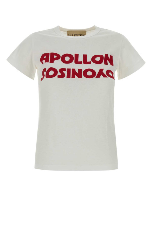 White cotton t-shirt VALENTINO GARAVANI (7B0MG25L9UM) White cotton t-shirt VALENTINO GARAVANI (7B0MG25L9UM)