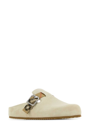 Sand suede slippers BURBERRY (8113303) Sand suede slippers BURBERRY (8113303)