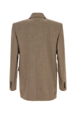 Cappuccino wool blazer SAINT LAURENT (835102Y5K32)