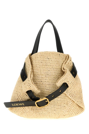 Raffia mini Hole handbag Brown LOEWE (ABESBESX02) Raffia mini Hole handbag Brown LOEWE (ABESBESX02)