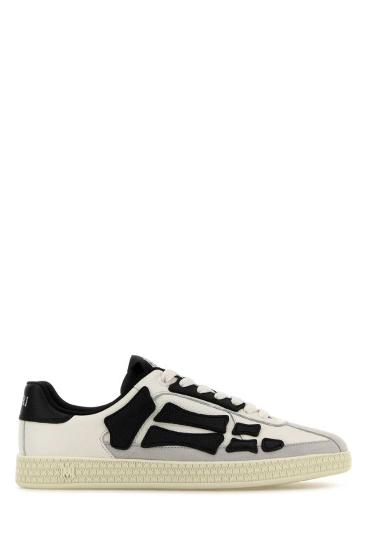 Multicolor leather and suede Pacific Bones sneakers Black AMIRI (AMFOSR1126) Multicolor leather and suede Pacific Bones sneakers Black AMIRI (AMFOSR1126)