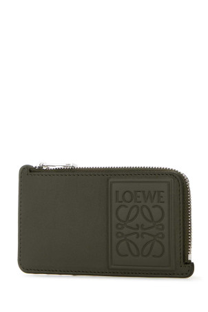 Кожаный держатель для карт хаки LOEWE (C565Z40X05)