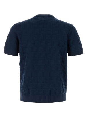 Navy blue cotton sweater FENDI (FZX051AU7O) Navy blue cotton sweater FENDI (FZX051AU7O)