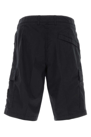 Бермуди з еластичної бавовни темно-синього кольору Чорні STONE ISLAND (L100L0803) Бермуди з еластичної бавовни темно-синього кольору Чорні STONE ISLAND (L100L0803)