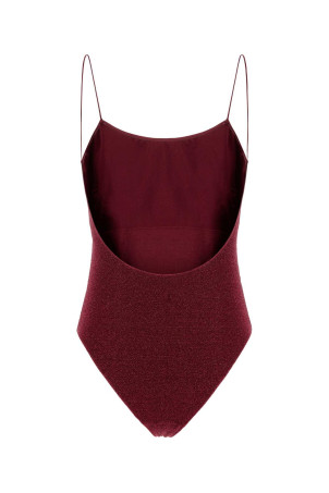 Купальник из нейлоновой смеси бордового цвета OSEREE (LIS601) OSÈREE Купальник из нейлоновой смеси бордового цвета OSEREE (LIS601) OSÈREE