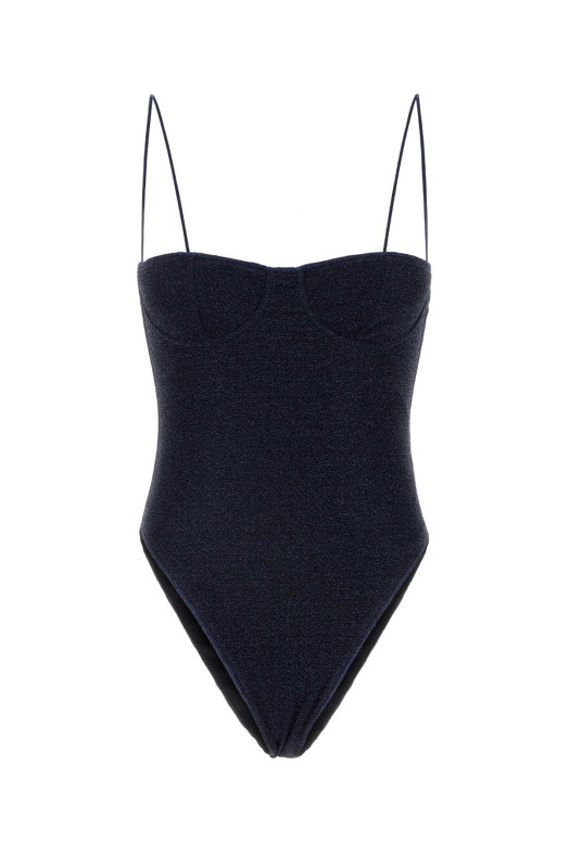 Midnight blue nylon blend swimsuit OSEREE (LMS250) Midnight blue nylon blend swimsuit OSEREE (LMS250)