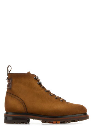 Карамельные замшевые ботильоны SANTONI (MCCO19120SM8SHOV) Карамельные замшевые ботильоны SANTONI (MCCO19120SM8SHOV)