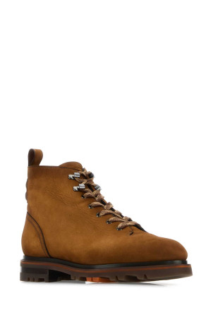 Карамельные замшевые ботильоны SANTONI (MCCO19120SM8SHOV) Карамельные замшевые ботильоны SANTONI (MCCO19120SM8SHOV)
