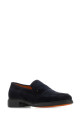 Лоферы Easy из замши цвета «полуночный синий» SANTONI (MGEO18964NEAXGEX) Лоферы Easy из замши цвета «полуночный синий» SANTONI (MGEO18964NEAXGEX)