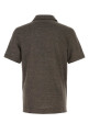 Коричневая льняная рубашка-поло ZEGNA (RUF352A9F743) Коричневая льняная рубашка-поло ZEGNA (RUF352A9F743)