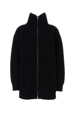 Черный кардиган оверсайз из шерстяной смеси MM6 MAISON MARGIELA (S62AN0158M13192) Черный кардиган оверсайз из шерстяной смеси MM6 MAISON MARGIELA (S62AN0158M13192)