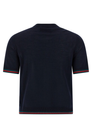 Кашемірова футболка Синя GUCCI 820687XKELW4027
