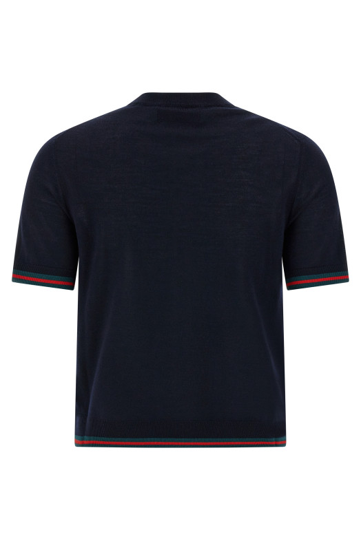 Кашемірова футболка Синя GUCCI 820687XKELW4027