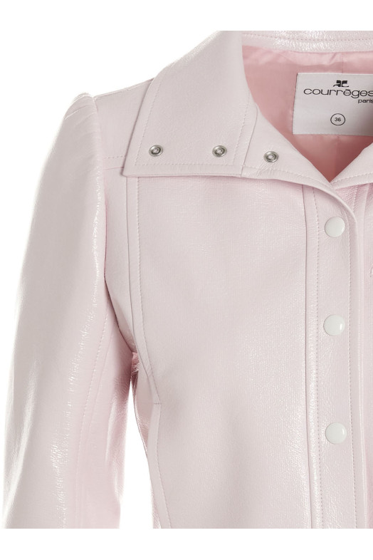 'Vinyl' jacket Pink