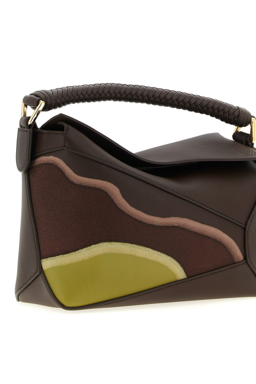 Маленька сумочка «Puzzle Edge» Коричнева A510P60XB00017