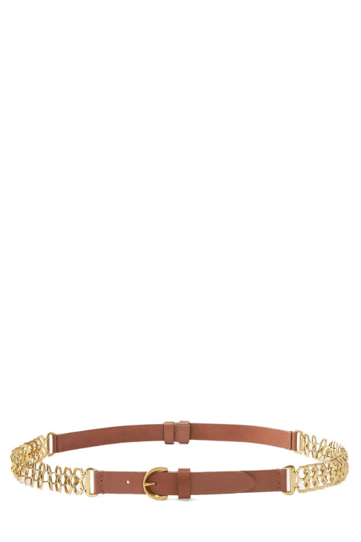 Chain insert belt Brown