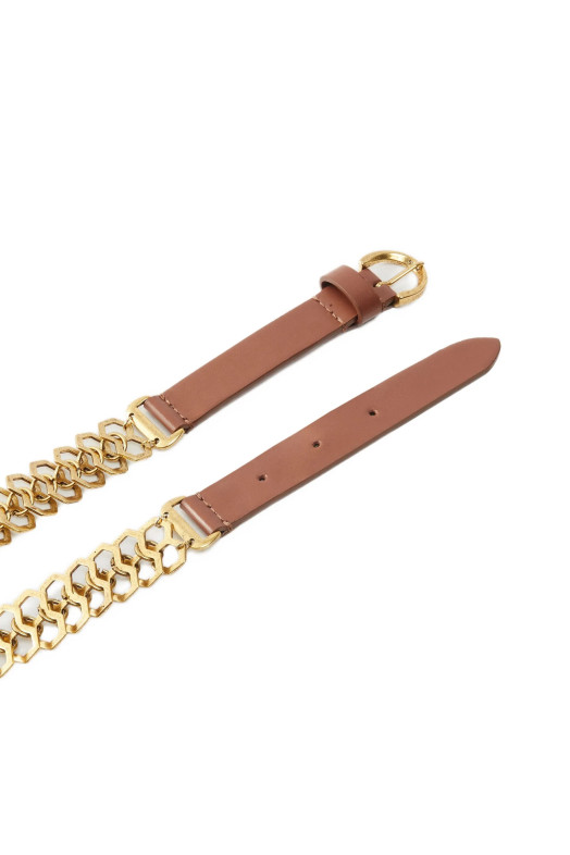 Chain insert belt Brown